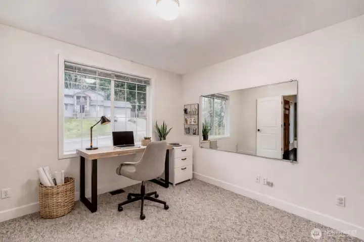 Virtually Staged Bedroom #4 or Office on main floor