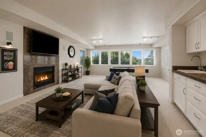 Wet Bar - Virtually Staged