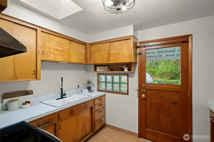 Kitchen Provides Easy Access for BBQ on Your Covered Deck