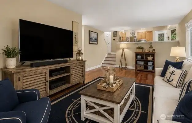 Family Room, lower level  *virtully staged