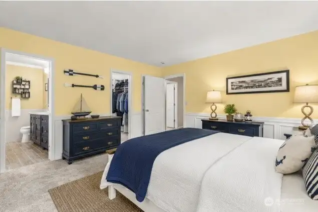 Master bedroom  *virtually staged