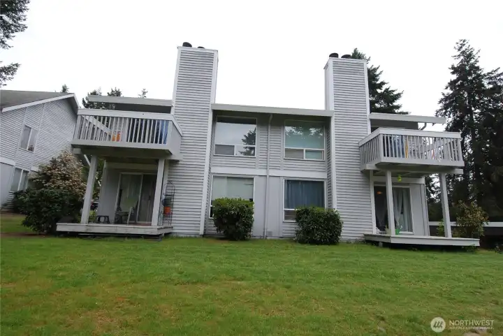 All units have their own fireplaces and decks All units have their own fireplaces and decks