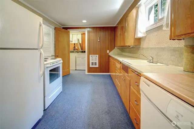 Lower level has 2nd kitchen, laundry and seperate entrance.