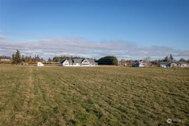 Pasture mowed by local farmer