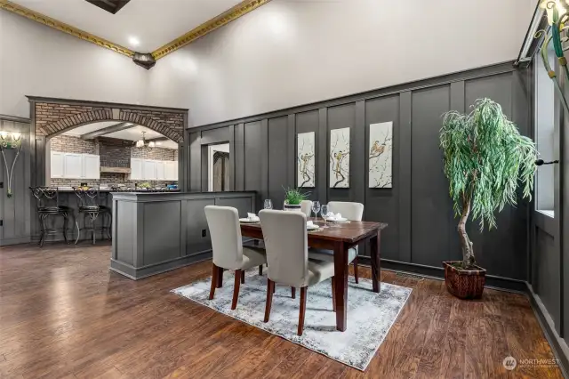 Take entertaining to new heights with this open, flexible floorplan, with space for your largest dining table, or buffet hutch combo, your options are endless!