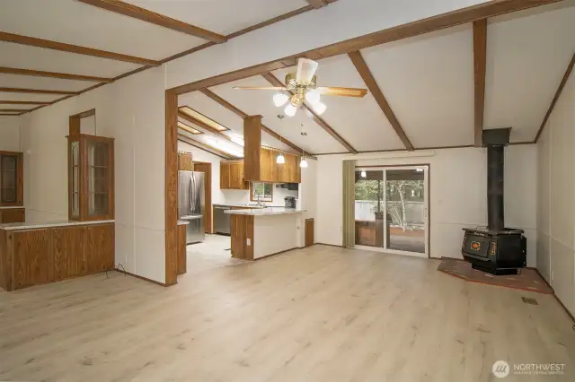 Wood Fireplace
