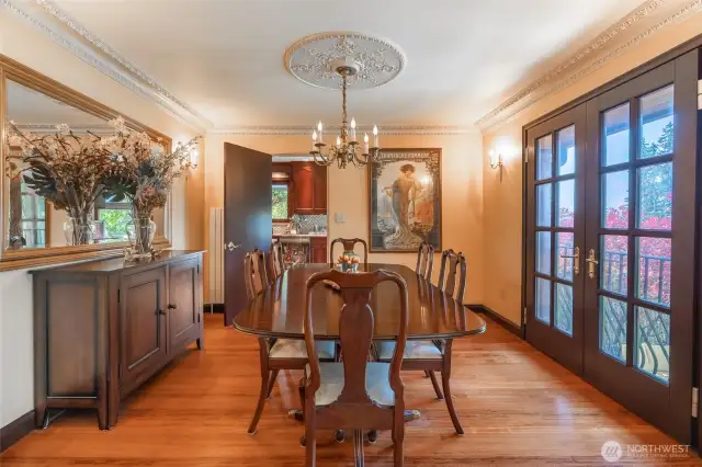 Crystal & Bronze chandeliers & 24K sconces