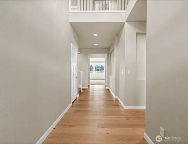Extensive hardwood floors throughout entry, kitchen and dining room
