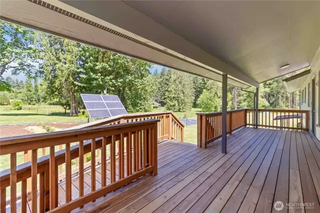 Covered Deck off of Back of Home