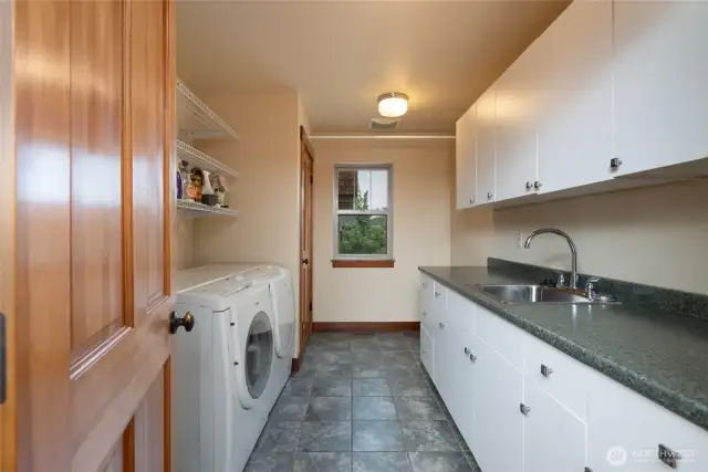 laundry room inc. storage & counterspace