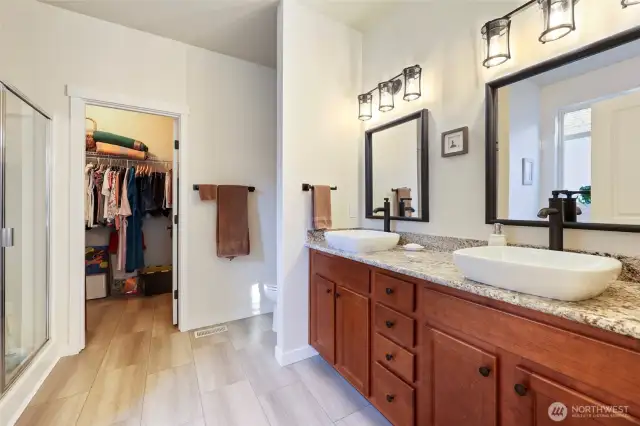 Beautiful large primary bath ...