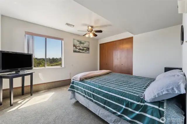 Lower-level bedroom #1. And of course, a Mt Rainier view.
