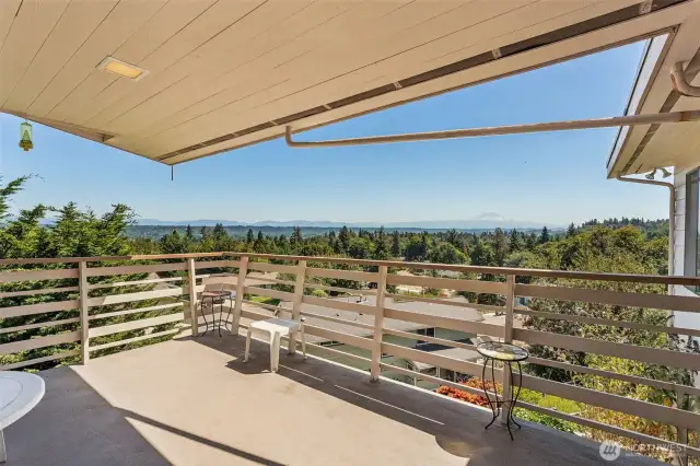 Looking southeast from the deck.
