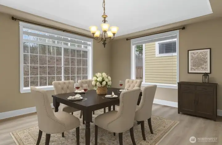 Option to make this main level space your formal dining room? *virtually staged*