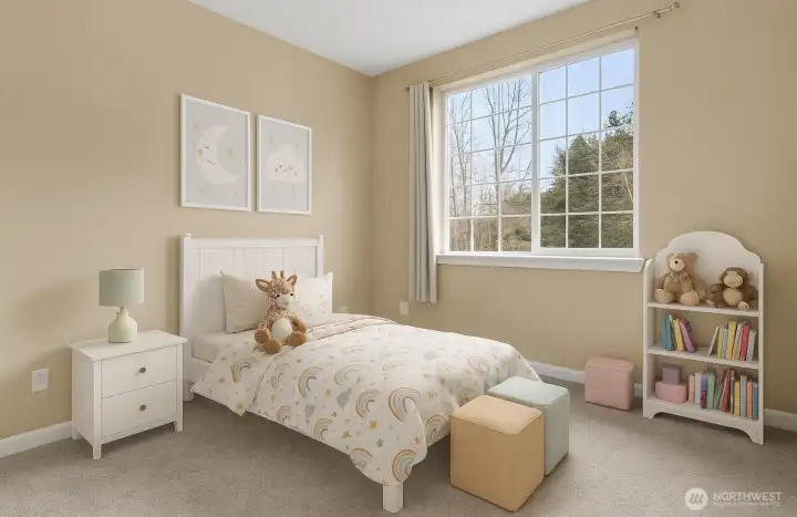 Bedroom #3  *virtually staged*