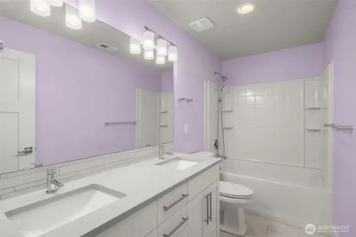 Second full bath upstairs