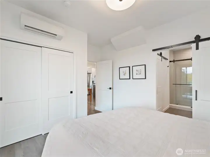 Oversized closet in the owner's suite as well as additional closet space in the en-suite.