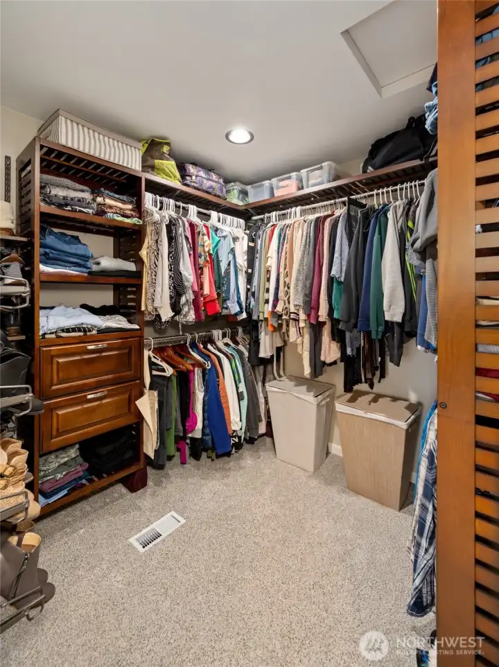 Primary Walk-in Closet