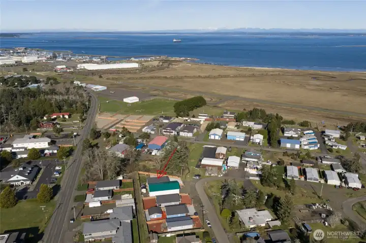 This property is situated in a coastal location