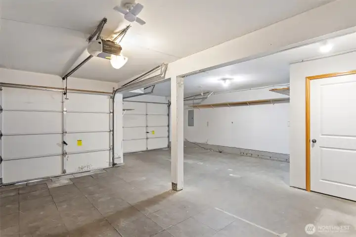 A two car attached garage with room for storage completes the picture.  There is driveway space for additional parking.