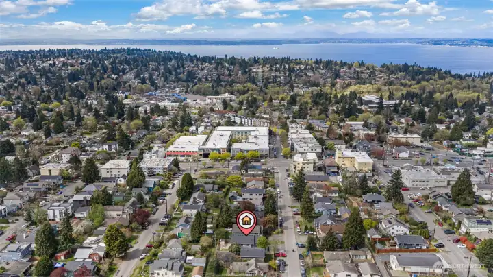 Puget Sound and Ballard to the west of this home.  So many recreation options.