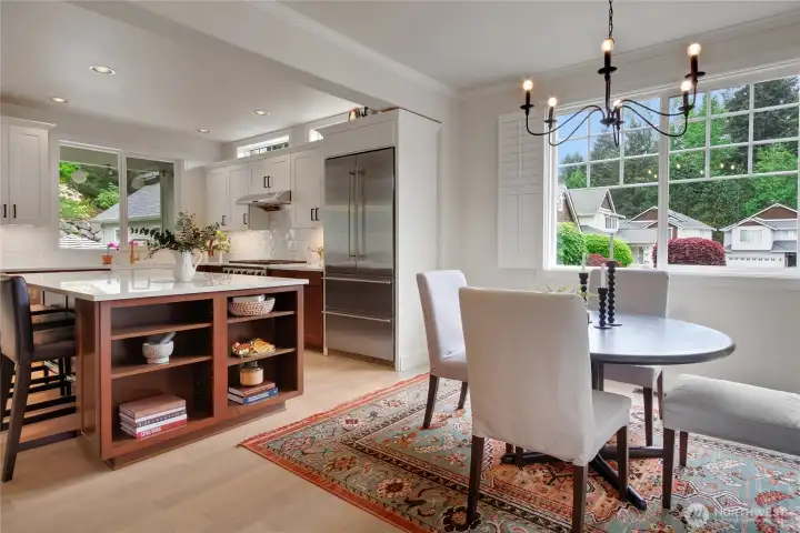 As you meander through home to the dining room an elegant, dedicated space is reserved for your formal meals.