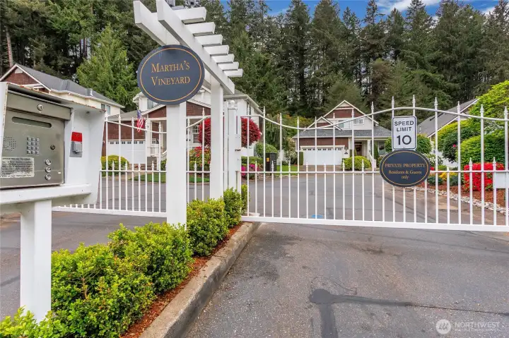 A gated community that has privacy in mind.