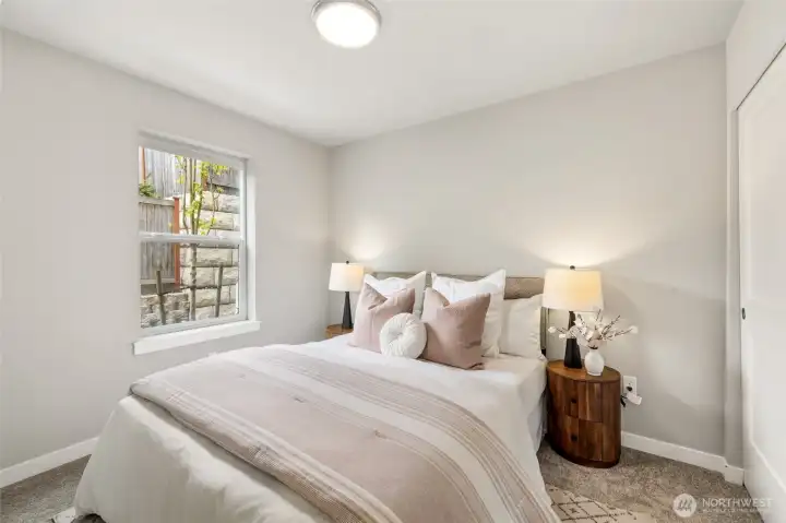 Entry Bedroom - Model Home Unit 3