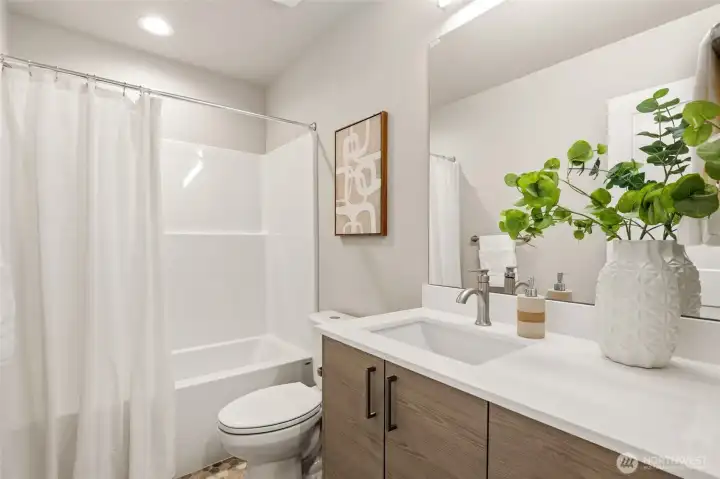 Entry Bath - Model Home Unit 3