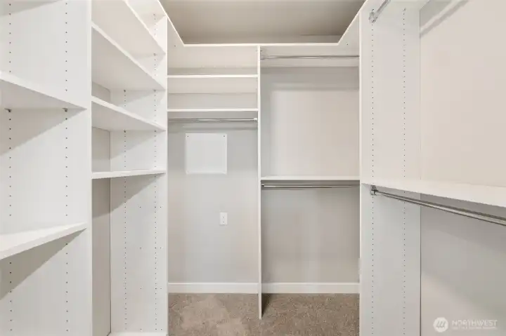 Primary Suite Closet - Model Home Unit 3