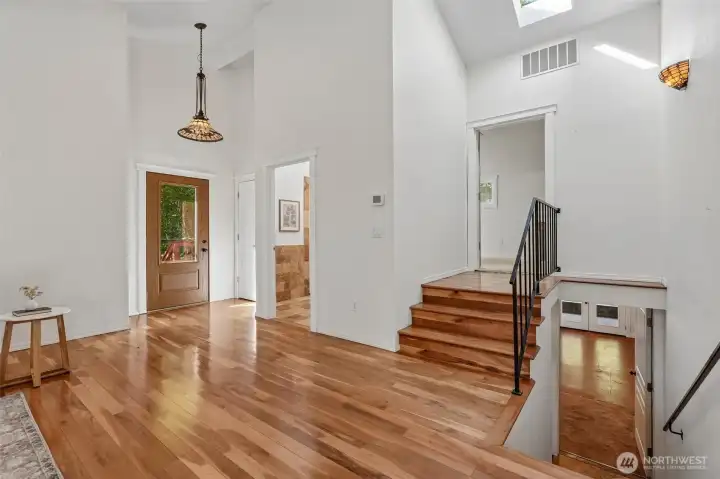 Upper level landing