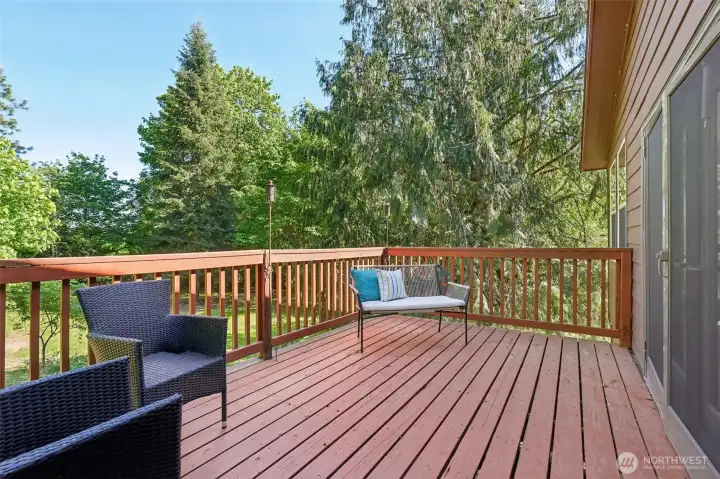Deck off Dining Area