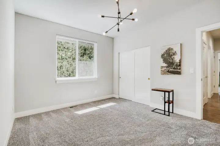 Bedroom #3 with high ceilings