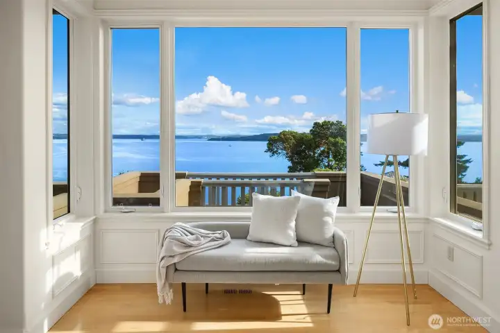 So many little corners to sit and enjoy the "Big views".