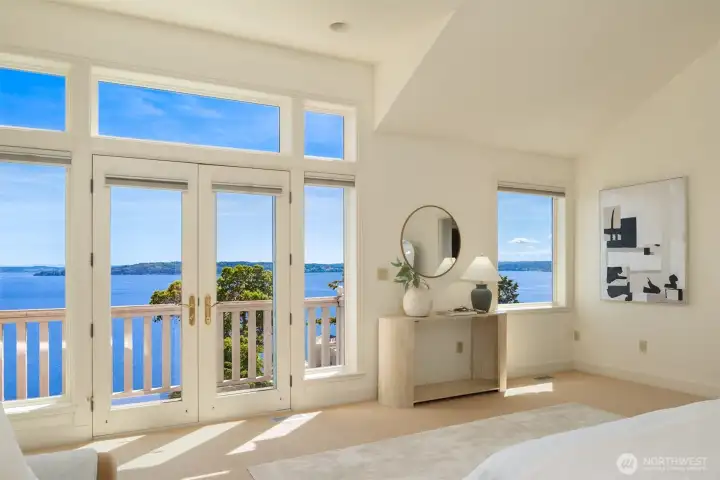 From the comfort of your bedroom, watch iconic vistas.