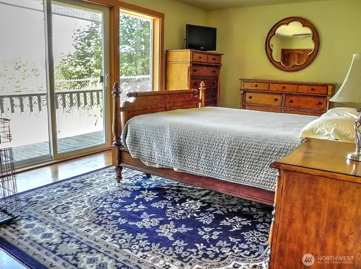 Master bedroom - more wood floors