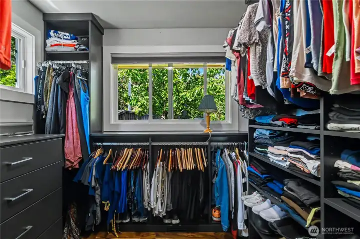 Second walk in closet. Second walk in closet.