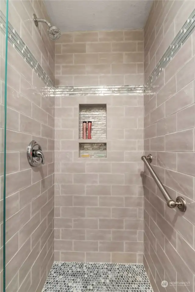 Main Bedroom shower area.