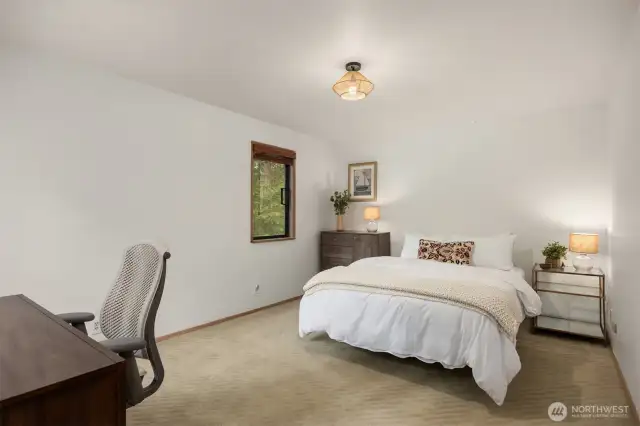 This office on the main easily converts to a bedroom on the main.
