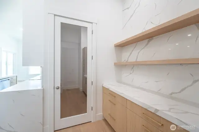 Coffee area and Butlers Pantry entrance
