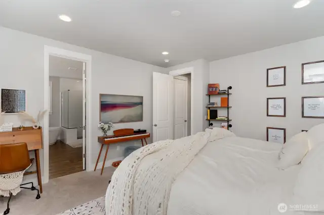 Spacious Primary bdrmand bathroom