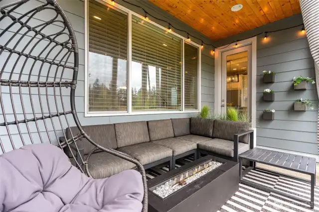 Covered patio