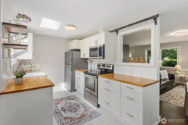 Upstairs kitchen