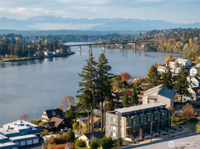 Incredible Olympic Mountain views.