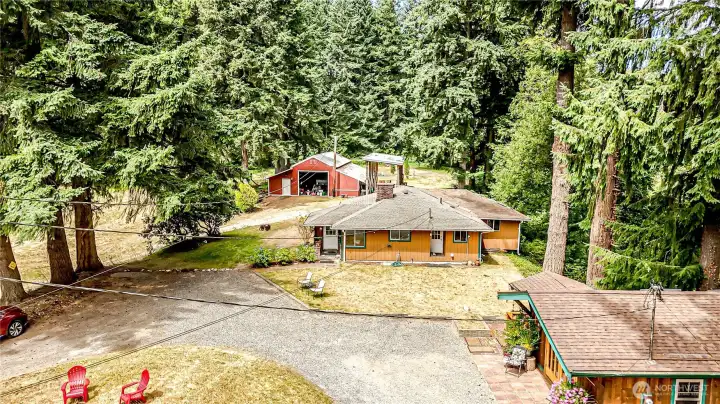 All 3 Structures on the property