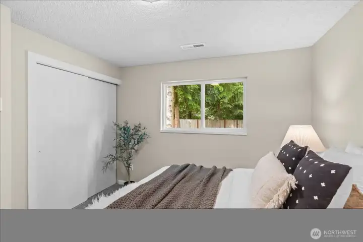 Large closet in Bedroom 2.