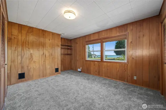 Bedroom #3 with bay view