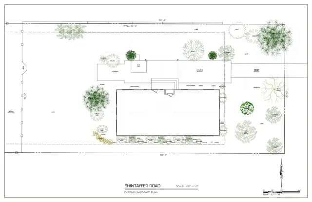 Landscaping sketch (approximate)