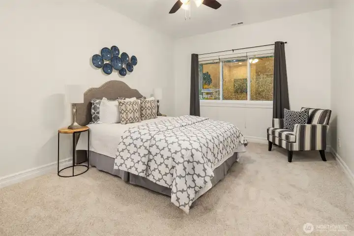 One of 5 upstairs bedrooms.