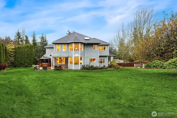 With many spaces for outdoor living, the current owners have hosted parties with as many as 150+ guests.